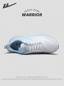 WARRIOR 1 Par Zapatillas de Correr para Mujer 2025 Nueva Serie Guerrera, Color Azul, Cordones, Parte Superior de Malla Transpirable, Suela Ligera y Suave, Adecuado para Correr al Aire Libre, Fitness, Caminar, Ir al Trabajo y Uso Estudiantil, Popular entre los Jóvenes