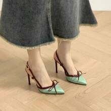 Women Heeled Sandals - 綠色7厘米 - 查看 4