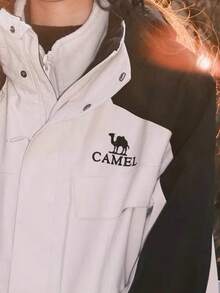 CAMEL CROWN Three-In-One Jacket With Detachable Fleece Liner For Wind And Cold Protection In Autumn And Winter - Phantom Dark Oak Ash - View 3