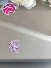 MY LITTLE PONY 1/6 pièces Bague queue mignonne et polyvalente réglable de style dessin animé, style anime mignon, décoration de maison convenant pour les cadeaux de fête, l'ameublement, les fournitures de fête, les cadeaux, convenant pour la Saint-Valentin, les décorations et cadeaux d'anniversaire, cadeaux de Noël pour les amis, cadeaux, décorations, décoration d'intérieur, cadeau parfait pour les jeunes pendant leur anniversaire