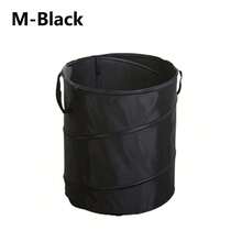 1 件便携式垃圾桶可折叠花园桶露营垃圾桶牛津布垃圾袋花园落叶桶适用于户外露营家庭庭院和花园 - 多用途储物袋