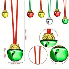15/30pcs Jingle Bells - Christmas Tree Ornaments, Jingle Bells, Christmas Decorations - Party Supplies (Red, Green, Gold, Silver) - Home Decor Hanging Bells - Hang Anywhere - DIY Christmas Pendants Room Decor Winter