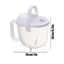 1pc Fast Automatic Rice Washing Machine, Grain Cleaning Strainer, Rice Sieve Colander Basket, Kitchen Gadgets,Kitchen Items For Ultimate Kitchen Efficiency With Cozy Fall& Winter Styles, Sink Side Hygienic Kitchen Tools - Multicolor - View 5