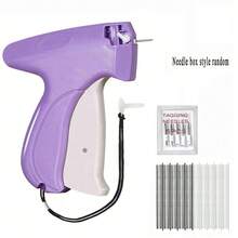 Fine Stitch Gun Stitchy Quick Clothing Fixer For Clothes,Micro Tagging Gun For Clothing With 6 Fine Needles & 1000 Pcs Fasteners,Mini Speedy Sticky Sewing Hemming Tool