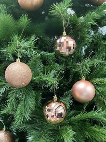 24 pezzi Palline di Natale 3cm/1,2 pollici, Decorazioni Natalizie, Palline di Natale, Babbo Natale, Pigne, Stella per Punta Albero di Natale e altre decorazioni da appendere all'albero di Natale, Decorazioni Natalizie per la casa, Regali di Natale, Decorazioni Natalizie