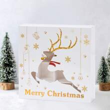 1pc/6pcs Christmas Hollow Out Gift Box,Santa Claus Snowman Christmas Tree Pattern Gift Packaging Box,Christmas Snowflake Bell Elk Design Party Favor Bag,Christmas Gift Wrapping,Xmas Party Gift,Home Decoration,Kitchen Dining Table Decor,Merry Christmas,Christmas Decoration,Christmas Ornaments,Xmas Decor,2025 Christmas,2026 New Year Party Present