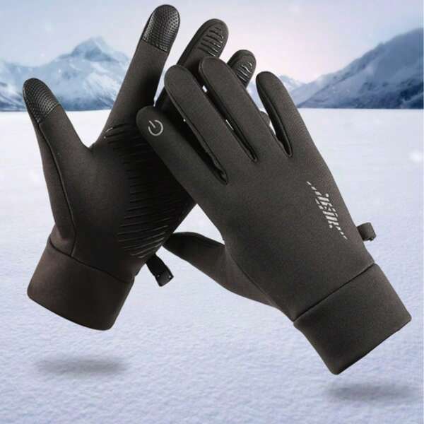 Nuevos guantes antideslizantes Wear-Resis Anti, guantes de protección táctil impermeables unisex para exteriores, adecuados como regalo de esquí para amigos, aptos para ciclismo y esquí