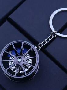 1pc Brake 360 Rotating Car Keychain Pendant, Creative Car Keychain Decoration, A Unique Gift For Car Lovers
