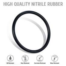 NEW407 Pieces SAE Universal ORing Kit Set Of 32 USA Standard Sizes BunaN 70A Rubber Seals O Rings For Faucet Professional Plumbing Automotive 7.3 - Black - View 7