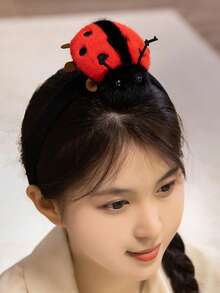3 Styles Girls Headband Accessories, Bee, Butterfly, Ladybug Design