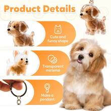 Cute Pet Souvenirs, Transparent And Compact Design, Collect Pet Hair At Any Time, Treasure Every Warm Memory, Carry The Keychain With You, And Easily Store It When Walking The Dog And Combing The Hair, Creating A Heartwarming Souvenir For Your Furry Child~ - Multicolor - View 4