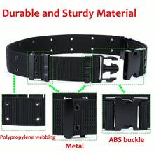 Military Tactical Pistol Belt Quick Release Buckle Army Combat Webbing Waistband - Army Green - View 2