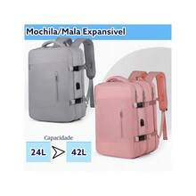 Viral Backpack Laptop Travel School Waterproof Executive Notebook Waterproof Tennis Storage-W01 - 玫瑰紅 - 查看 8