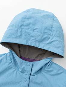 mini bala Áo khoác chống gió, chống nước, có mũ trùm đầu cho trẻ em SoftSkin Unisex ngoài trời - đại dương xanh - Xem 6