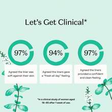 The Honey Pot Company 100% Organic Cotton Cover Cooling Herbal Infusion Regular Liners - 30ct - 1 - 查看 12