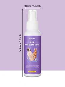 GJYC PET 3.38盎司寵物腺體噴霧，適用於犬貓，快速消除異味、止魚腥味、緩解蹭屁股與瘙癢，有效呵護寵物腺體 - 彩色 - 查看 6