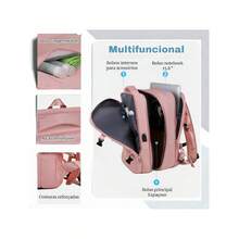 Viral Backpack Laptop Travel School Waterproof Executive Notebook Waterproof Tennis Storage-W01 - Grey - View 8