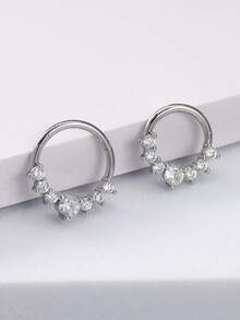 一体式不锈钢银色和金色鼻环套装，女士鼻钉，鼻中隔环饰品，鼻部穿孔饰品，吊坠鼻环配饰，女士身体饰品，鼻部穿孔饰品。 - 圓形 - 查看 9