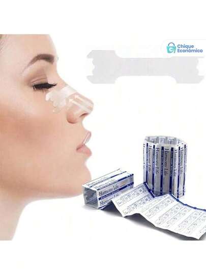 Kit de Dilatador Nasal Antirônco Adesivo - Tiras Nasais em Variedades de 10, 20, 30 e 60 Unid