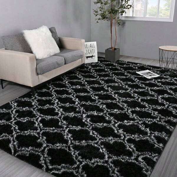 Tappeto, tappeto a pelo lungo 5x8 per soggiorno e camera da letto, tappeto soffice, tappeto di peluche, tappeto morbido per pavimenti