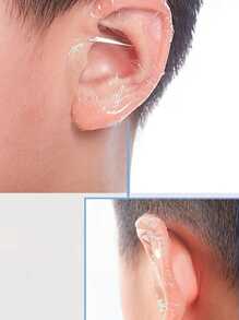 100/50个优质防水耳罩 - 无味、柔软舒适，适合游泳、淋浴和洗发。防水游泳耳罩 - 耐用的一次性耳罩，配有超薄透明自粘式后跟贴 - 彩色 - 查看 4