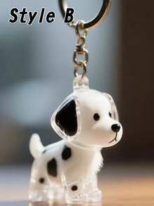 1 件透明狗毛收纳挂饰 - 扭蛋胶囊设计，小狗造型 | 男女通用宠物纪念配件，可作为钥匙扣和包包吊坠日常使用 | 适合返校、万圣节、圣诞节、情人节等场合的独特礼物，汽车配件，可爱哥特风 Y2k 万圣节配饰，教师节礼物创意