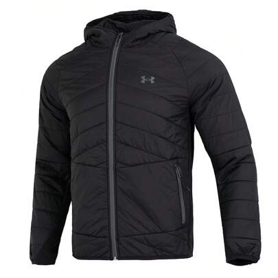 Under Armour Men's UA Active Hybrid Jkt, Comfortable Sports Casual Jacket, Running & Training Padded Coat 1375447-001