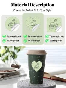 Custom Personalized Unique Colorful Design Stickers ,Vinyl Sticker,Transparent Logo Sticker,Retro Kraft Paper Labels,Adhesive Waterproof Ideal Gifts Name Labels ,Reusable Laptop Logo Sticker,Wedding Stickers Birthday Graduation,School Essentials,Festive Calendar - PVC Stickers - View 5