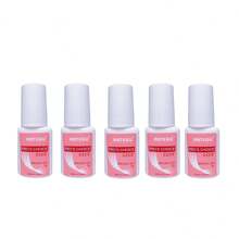 5/3/1 件超强指甲胶，适用于美甲片、水晶指甲和按压指甲，指甲粘合剂刷上指甲胶，用于按压指甲，持久指甲胶，适用于水晶指甲，假指甲片，指甲胶凝胶 - 彩色 - 查看 4