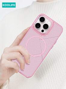 Koolife 1 件细圈磁吸防滑防汗 PC+TPU 拼接条纹手机壳，磨砂纹理，凸起摄像头保护，适用于 11/12/12 Pro/12 Plus/13/13 Pro/13 Pro Max/14/14 Pro/14 Pro Max/15/15 Plus/15 Pro/15 Pro Max/16/16 Plus/16 Pro/16 Pro Max/16e