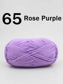 1/2支 5股混色乳白色腈纶纱线，50克/支，柔软多用途，中等粗细的乳白色纱线 - 非常适合手工编织、手工织造、DIY工艺品，可用于DIY钩编包、手提袋、围巾、帽子、毛衣、衣服、拖鞋、鞋子、玩偶、靠垫、钩编毯子、手工钩编项目、DIY小礼物、情人节礼物。