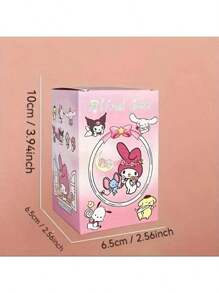 Sanrio 1 set de boîtes mystères, personnages à motifs aléatoires, collection de statuettes Sanrio Black Beauty, personnages 3D unicornes à tonalités claires et sombres, parfait pour la décoration de bureau et les cadeaux, idéal pour les anniversaires et les fêtes, cadeaux licornes