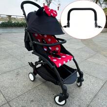 [Adjustable Stroller Armrest] Ergonomic Adjustable Stroller Armrest Handle | Anti-Tip Barrier With Secure Grip & Tool-Free Installation For Carriages, Pushchairs, Travel Strollers