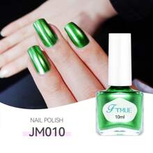 镜面指甲油、速干金属指甲油、冰透明荧光指甲油、亮丽多彩指甲油、炫彩反光指甲油、风干型、快速亮泽、温和气质、美甲DIY家用，23种颜色可选 - 彩色 - 查看 31