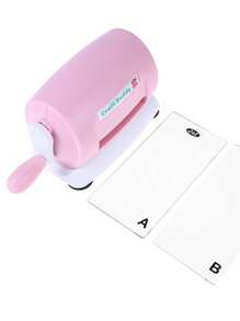 A Pink Mini Manual Die Cutting Machine - Pink - View 2