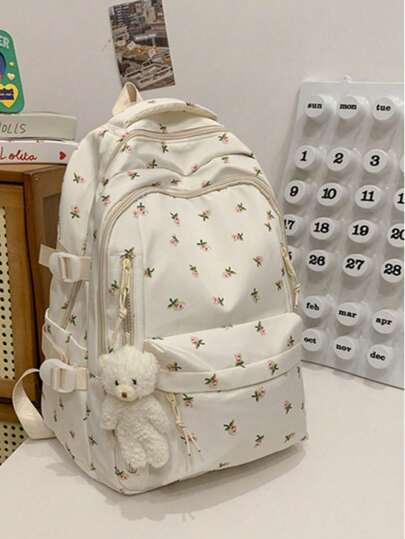 LECEY תרמיל גב גדול בסגנון קולג' לנשים, מתאים לחטיבת ביניים, תיכון, אוניברסיטה