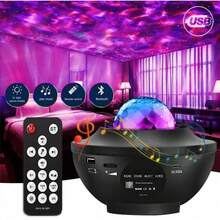 Star Projector, Galaxy Projector For Bedroom, LED Night Light Projector With Bluetooth Speaker, Timer, Remote Control, Gifts For Kids, Adults, Christmas, Birthday - RGB - Xem 1