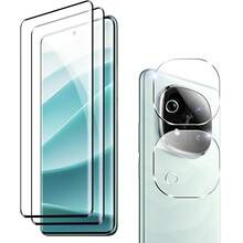 2 件钢化玻璃屏幕保护膜 + 2 件相机镜头保护膜，适用于小米 Redmi Note 13 Pro Plus - 9H 硬度、3D 高清清晰度、防刮擦、高灵敏度，兼容手机壳。适用于 Redmi Note 14 Pro 4G / Redmi Note 14 Pro 5G / Redmi Note 14 Pro Plus - 無色 - 查看 13