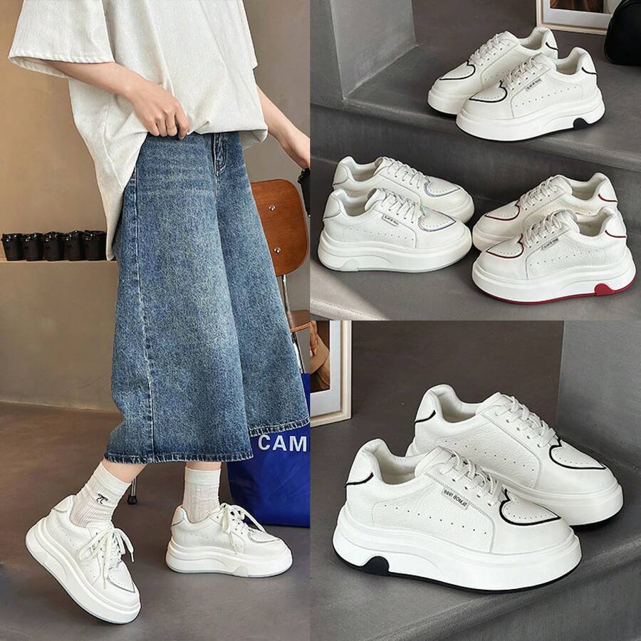 Women Chunky Shoes - 銀色 - 查看 1