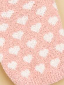 1 件柔软蓬松的蓝色/红色/粉色全身心印花羊毛毛衣背心，保暖狗狗服装 - 粉色 - 查看 7