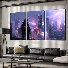 Cybernetic Night Decorative Frame MDF Mosaic Living Room Bedroom Office HD Printing