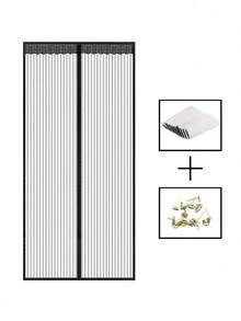 1Set Magnetic Screen Door(Send Thumbtack), Door Screen Magnetic Closure-Keeps Bugs Out Let Breeze In, Heavy Duty Mesh - Pet And Friendly, Works With Front Doors, Sliding Doors - Multicolor - View 22