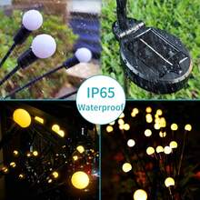 Horror Eyeball Solar Garden Light Halloween Decoration Outdoor Flickering Firefly With Ghost Light Solar Halloween Light Suitable For Lawn, Patio, Party Decoration - Multicolor - View 11