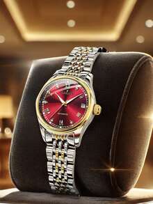 A New Ladies' Steel Strip Small Dial Watch With Simple And Fashionable Design, High-End Fully Automatic Mechanical Watch - one-size - View 15