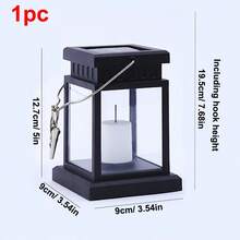 1PC Outdoor Solar Lighting Lights, Solar Lanterns, Intelligent Flashing Flameless Candle LED Lights, Solar Lights For Garden Outdoor Hanging Decoration, Used For Dining Table, Yard, Lawn, Outdoor Party Decoration - Multicolor - View 10