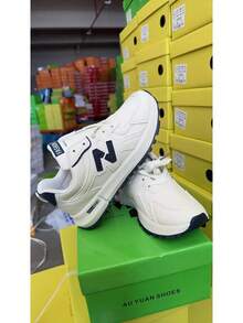 Women Tennis Shoes - 藍色皮面 - 查看 2