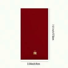 6pcs Minimalist Gold Foil Print Red Envelope, Suitable For New Year Decoration, Valentine's Day, Chinese New Year Red Envelope, New Year Gift, Birthday Gift, Party, Wedding, Best Choice! - Red - View 4