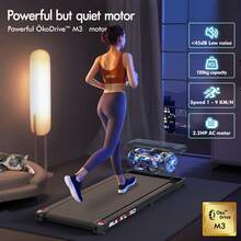 BLACK LORD Treadmill Walking Pad Gym Fitness Remote Control - Black - View 6