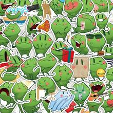 SCXXBSW 44pcs Frog Stickers DIY Decorative Luggage Guitar Notebook Creative Fun Cartoon Waterproof Stickers - Multicolor - View 7