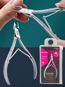 Profesjonalne cążki do skórek ze stali nierdzewnej, trymer do skórek, obcinacz do paznokci, superostre nożyczki do usuwania martwego naskórka z ergonomicznym uchwytem, oszczędzający pracę przyrząd do usuwania skórek z paznokci u stóp i stóp, narzędzia do pielęgnacji skórek, narzędzia do manicure i pedicure dla kobiet i mężczyzn, do użytku w salonie, prezenty dla rodziny, przyjaciół, ukochanych, na powrót do szkoły, Halloween, Boże Narodzenie